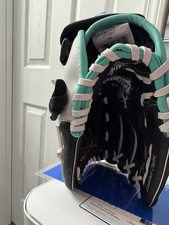 Fast Pitch Softball Glove Rawlings Zero Shock FP110BW 11" LHT Leather Palm Girls