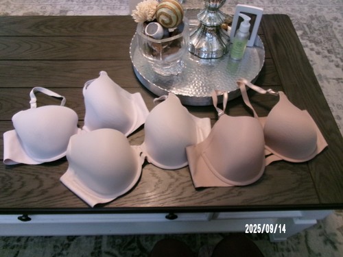 SET BESTEHEND AUS 3 Warners 01356 BH mit Bügel gefüttert vollflächig Paket Größe 38B - Bild 2 von 7