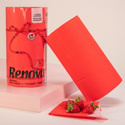 Renova Colored Paper Towels 2-Ply Compact Design Kitchen Towels Premium Quality - Picture 15 of 94