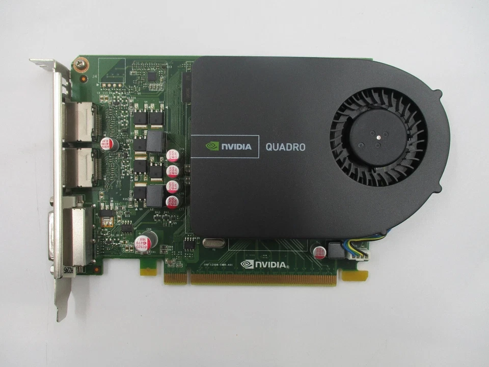 HP Nvdia Quadro 2000 1GB GDDR5 PCI-e Graphics Card P/N:671136-001 Tested Working - Image 2 of 2