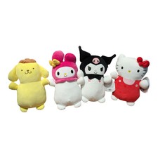Squishmallows Hug Mees Set of 4 Hello Kitty Kuromi Pompompurin My Melody Sanrio