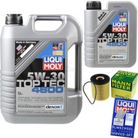 Mann Inspektionspaket 6L Liqui Moly Top Tec 4600 5W-30 FüR Mini Mini Cooper One