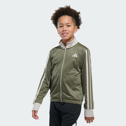 adidas kids Long Sleeve Colorblock Tricot Jacket - Picture 4 of 5