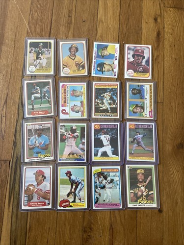 1980s baseball card lot(16) Stars/HOF NRMT/MT