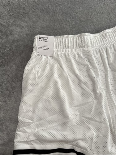 NWT Nike Women’s XS Sportswear Essential Mesh Mid Rise White Shorts DV7966-100 - Picture 8 of 19