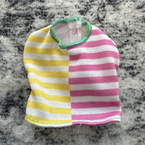 Lote de accesorios de ropa para muñeca Barbie colgar collar zapatos rosas a rayas - Imagen 2 de 6