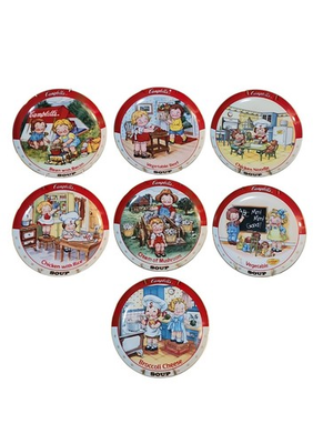 #ad #ad Danbury Mint Campbell’s Soup Plates 8quot; Campbell Kids 1994 Set Of 7 Vintage $49.99