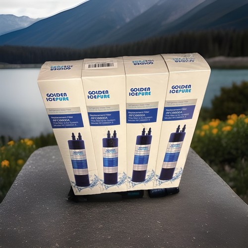 RFC6600A - Golden IcePure Replacement Refrigerator Water Filter (4 Pack) Bulk - Picture 2 of 3