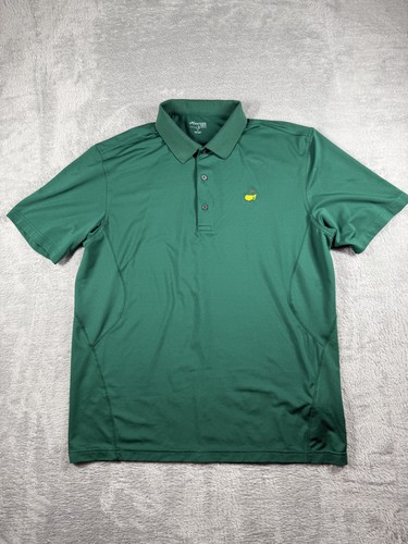 Masters Tech Polo Shirt Mens Large Golf Augusta National Tournament Performance - Picture 2 of 13