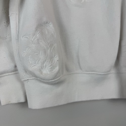 Polo Ralph Lauren Youth Girls 4T White Boho Embroidered Pullover Sweatshirt - Picture 3 of 9