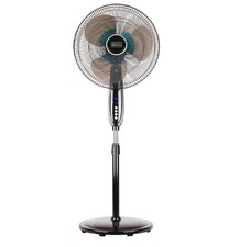 BLACK+DECKER 16 in. 3-speed Dual-Blade Stand Tower Fan 90° oscillation BFSD116B