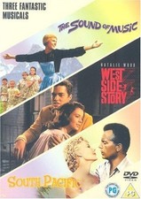 Musicals Triple (Sound Of Music, South Pacific, West Side Story) [DVD]