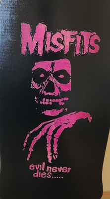 Misfits - Evil Never Dies - Skull Cut - Laser Engraved