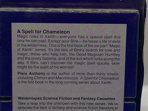 A Spell For Chameleon Double Cassette Piers Anthony Rare Works! Xanth Roman - Bild 6 von 13