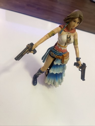 Final Fantasy X-2 Play Arts Yuna personaggio Square Enix FF10 gioco ragazza Action Gunner - Foto 3 di 6