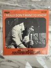 Elvis Presley I Really Don’t Want To Know / There Goes My Everything 47-9960 PS