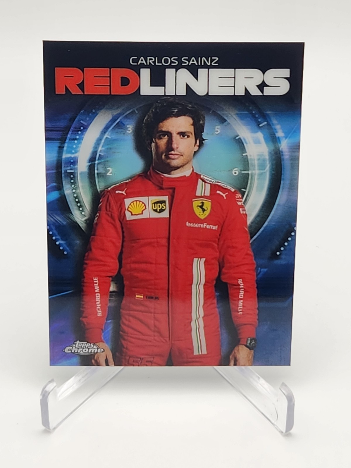 2021 Topps Chrome Formula 1 F1 Carlos Sainz Redliners Insert #RL-8