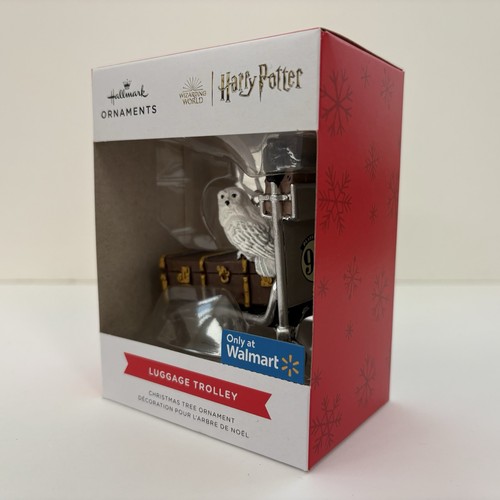 Hallmark Harry Potter Equipaje Trolley Exclusivo Árbol de Navidad Adorno Nuevo en Caja - Imagen 3 de 6