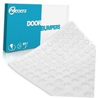  Cabinet Door Bumpers Rubber feet (200pcs, 3/8” Dia, Clear semi Round 1