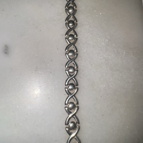 Vintage Sterling Silver Bracelet - Picture 2 of 4