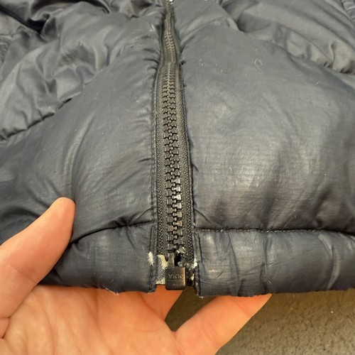 Marmot Jacke Herren Large schwarz 700 Füllung Daunen Puffer Winter Outdoor Reißverschlussschaden - Bild 5 von 10