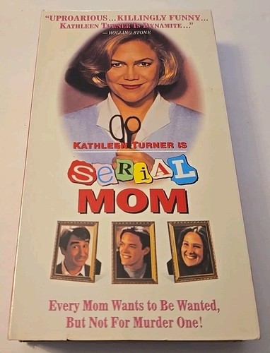 Serial Mom VHS 1994 HBO Kathleen Turner John Waters 90s Cult Comedy OOP EX