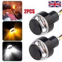 2PCS Motorrad Blinker LED Lampe Anzeige Lenkerendleuchte Eurowagens GB