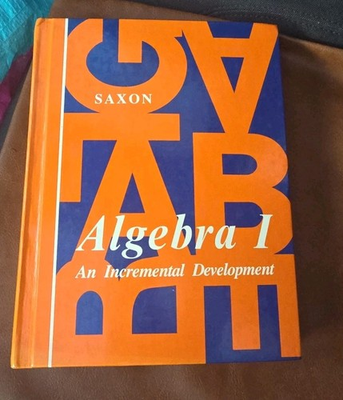 #ad #ad Saxon Algebra I An Incremental Development Hardcover 1981 $9.00