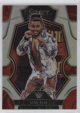 2023 Panini Select WWE Premier Level Silver Prizm Guru Raaj #154 0jr1