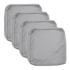 Patio Cushion Cover 24x24 inch, 4Pack Outdoor Cushion Covers for Patio Furnit...