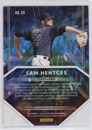 2019 Panini Elite Extra Edition Hidden Gems Red /49 Sam Hentges #HG-SH Auto - Picture 2 of 3