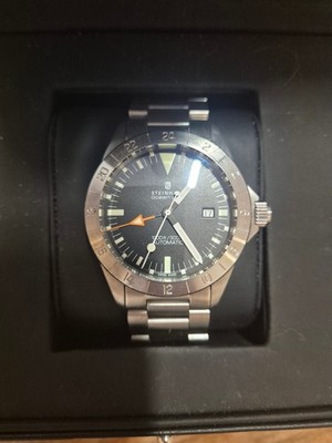 Seltene Steinhart GMT Automatik Armbanduhr Uhr Sammlerstück