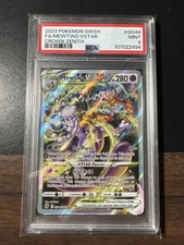 2023 POKEMON SWORD & SHIELD CROWN ZENITH #GG44 FULL ART/MEWTWO VSTAR PSA 9