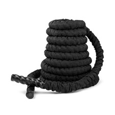 VENTRAY HOME Battle Rope For Gym Workout Training Exercise Fitness Rope Black