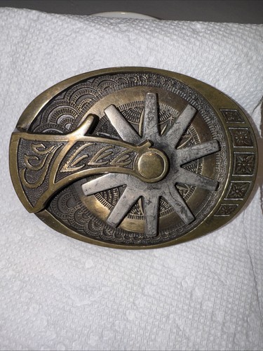 Premio Diseño Medallas Inc El Californiano Vaquero Spinning Spur Cinturón Hebilla Raro - Imagen 2 de 20