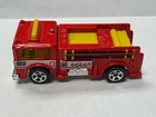 Vintage 1976 Hot Wheels Metro Unit 122 Fire Truck Red Yellow 1:64 Malaysia L28