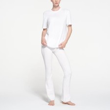 NWT SKIMS RELAXED TEES OVERSIZED LONG T-SHIRT - Size M  Snow