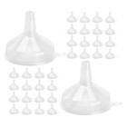  60 Stück Kunststofftrichter zum Befüllen kleiner Flaschen – transparenter