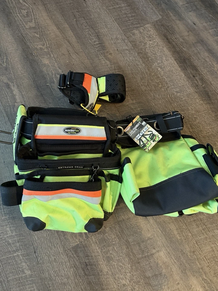 Bucket Boss Hi-Vis Mullet Buster Suspension Tool Belt Rig Harness New With Tags - Image 2 of 4