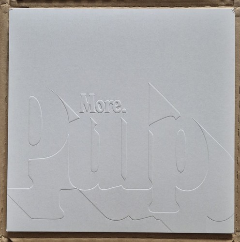 Pulp More Limited First Edition White Label Numbered Vinyl + Sticker see photos