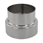 Wide Range of Applications Silver Stainless Steel Chimney Pipe Reducer