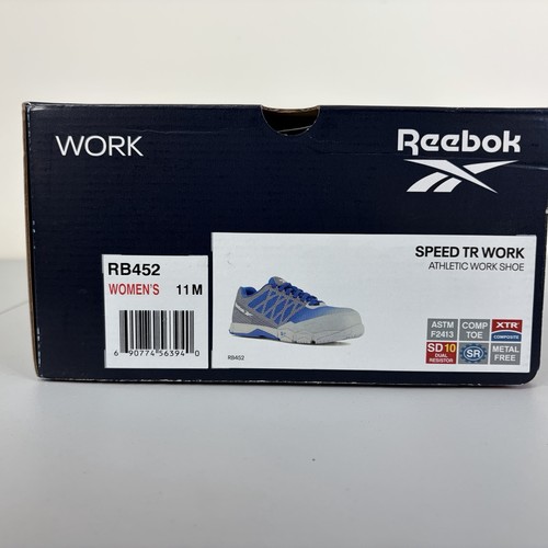 Zapato deportivo Reebok Speed TR Work para mujer - RB452 azul gris talla 11M sin metal - Imagen 2 de 16