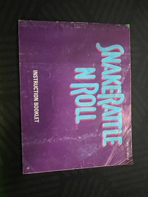 Nintendo NES Snake Rattle N Roll Boxed with Manual P18