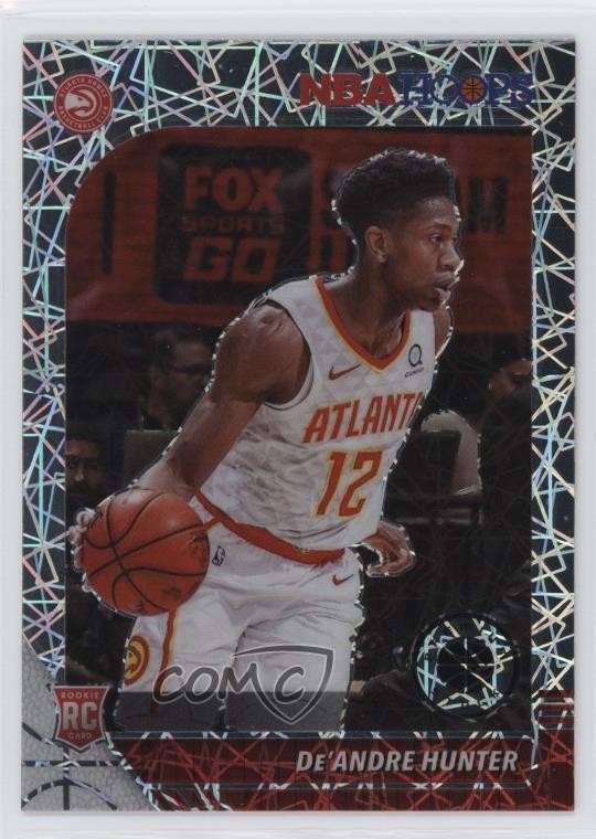2019 Panini NBA Hoops Premium Stock Silver Lazer Prizm De'Andre Hunter #202 0nr3