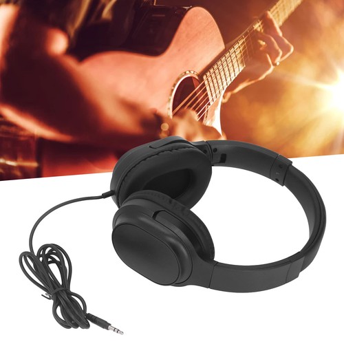 Guitar Headphone Pure Sound Quality Retractable Foldable Easy To Store Wired - Picture 22 of 22