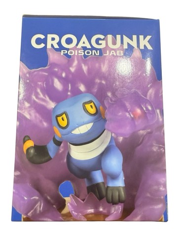 Figurina Galleria Pokémon Croagunk Poison Jab - Pokémon Center 2018 - Foto 3 di 7