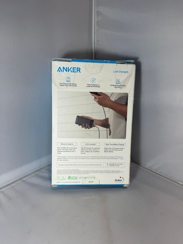 Anker 20,000 mAh 15W 2-Port Portable Charger Battery Power Bank - Picture 2 of 3
