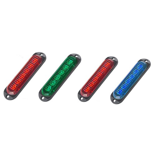 2PCS 12V 6 LED Car Marker Lights Oval Clearance Lights for Increased Visibility - Picture 5 of 14