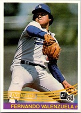 1984 Donruss - Fernando Valenzuela #52