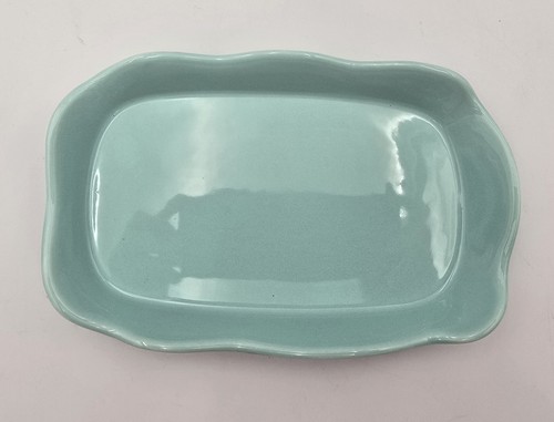 Plato de mantequilla de cerámica Fox Run Whale con tapa 4,5" x 7,25" x 4", azul aguamarina - Imagen 6 de 9